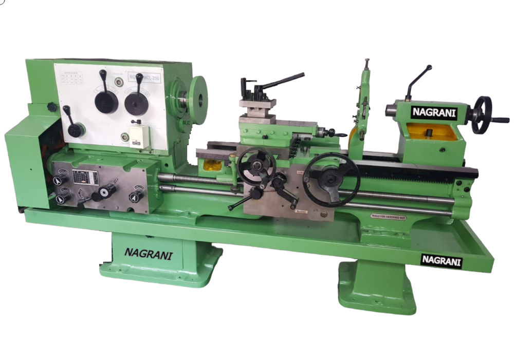 All Geared Heavy Duty Lathe Machine - Premium Quality Cast Iron, 1500 RPM , Precision Machining Capabilities, Ideal for Professional Workshops