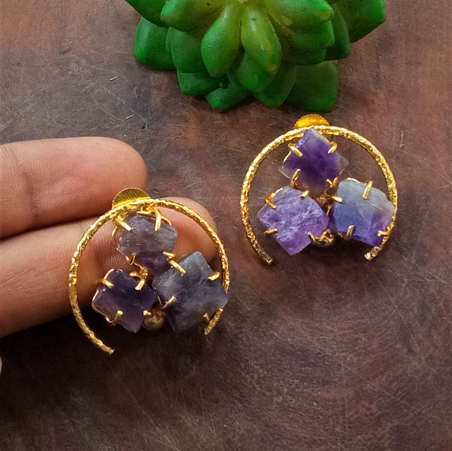 Druzy Earring