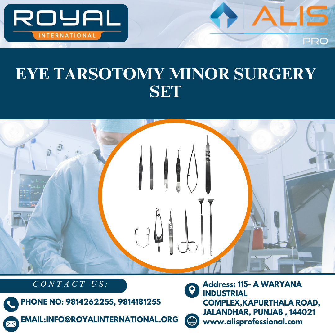 Eye Tarsotomy Minor Surgery Set