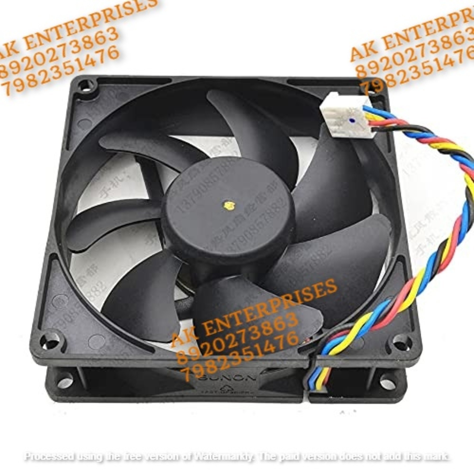 Sunon PF92251B1-0000-A99 Axial Fan 12V-4.7 DC Brushless Air Cooling Fan 4500 RPM 90 * 90 * 25 4-Wire