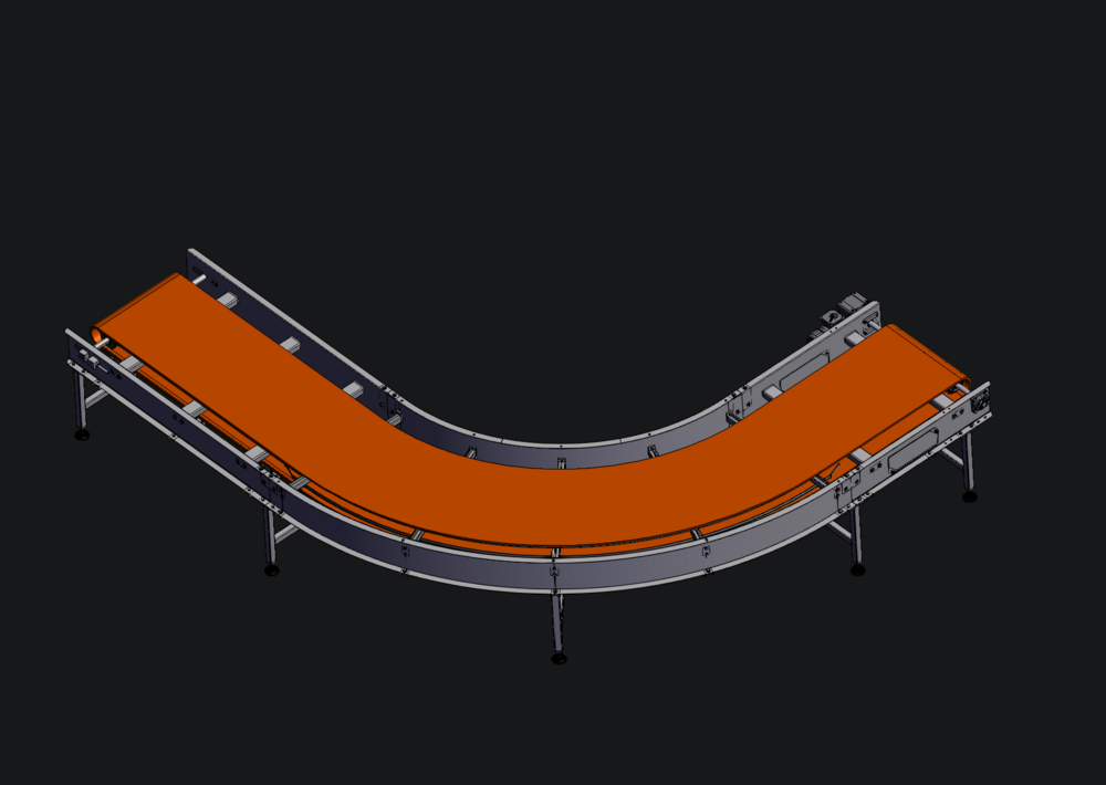 CURVED BELT CONVEYOR