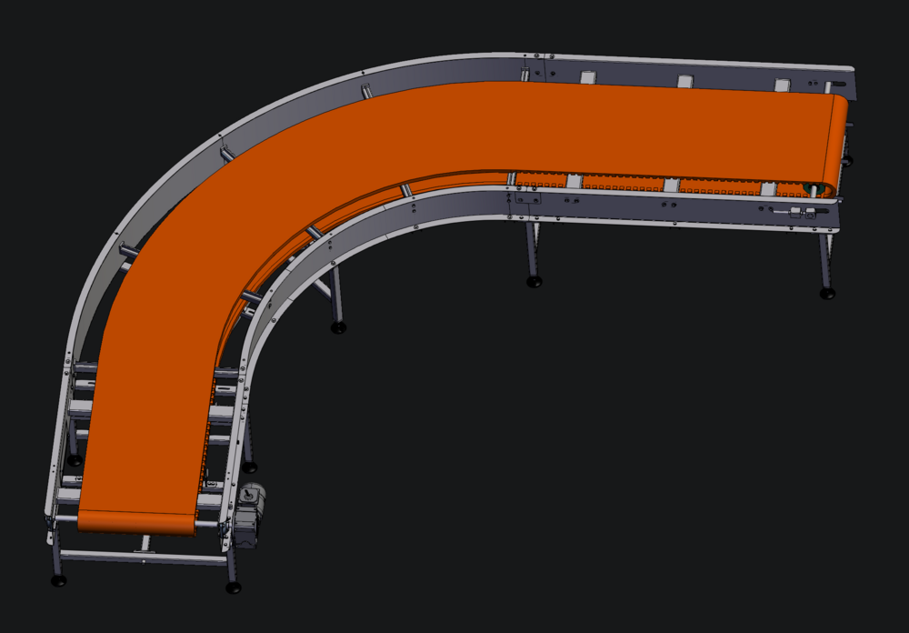 CURVED BELT CONVEYOR