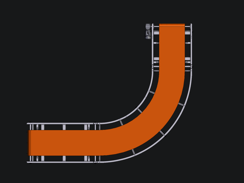 CURVED BELT CONVEYOR