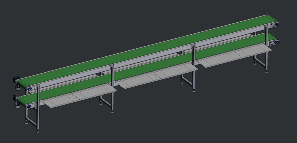 Double Decker Belt Conveyor