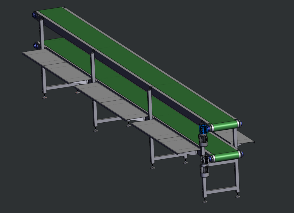 DOUBLE DECKER BELT CONVEYOR