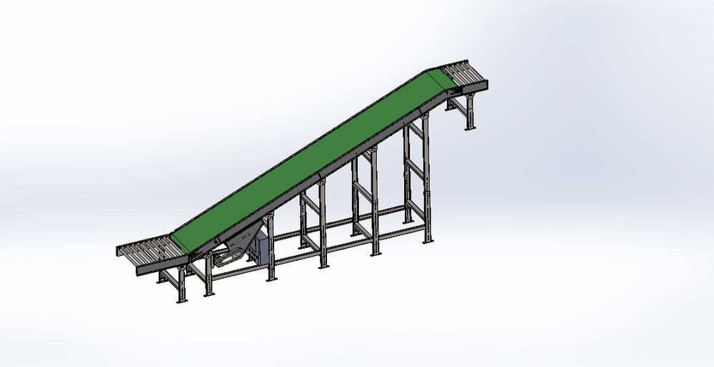 INCLINED BELT CONVEYOR