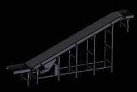 INCLINED BELT CONVEYOR