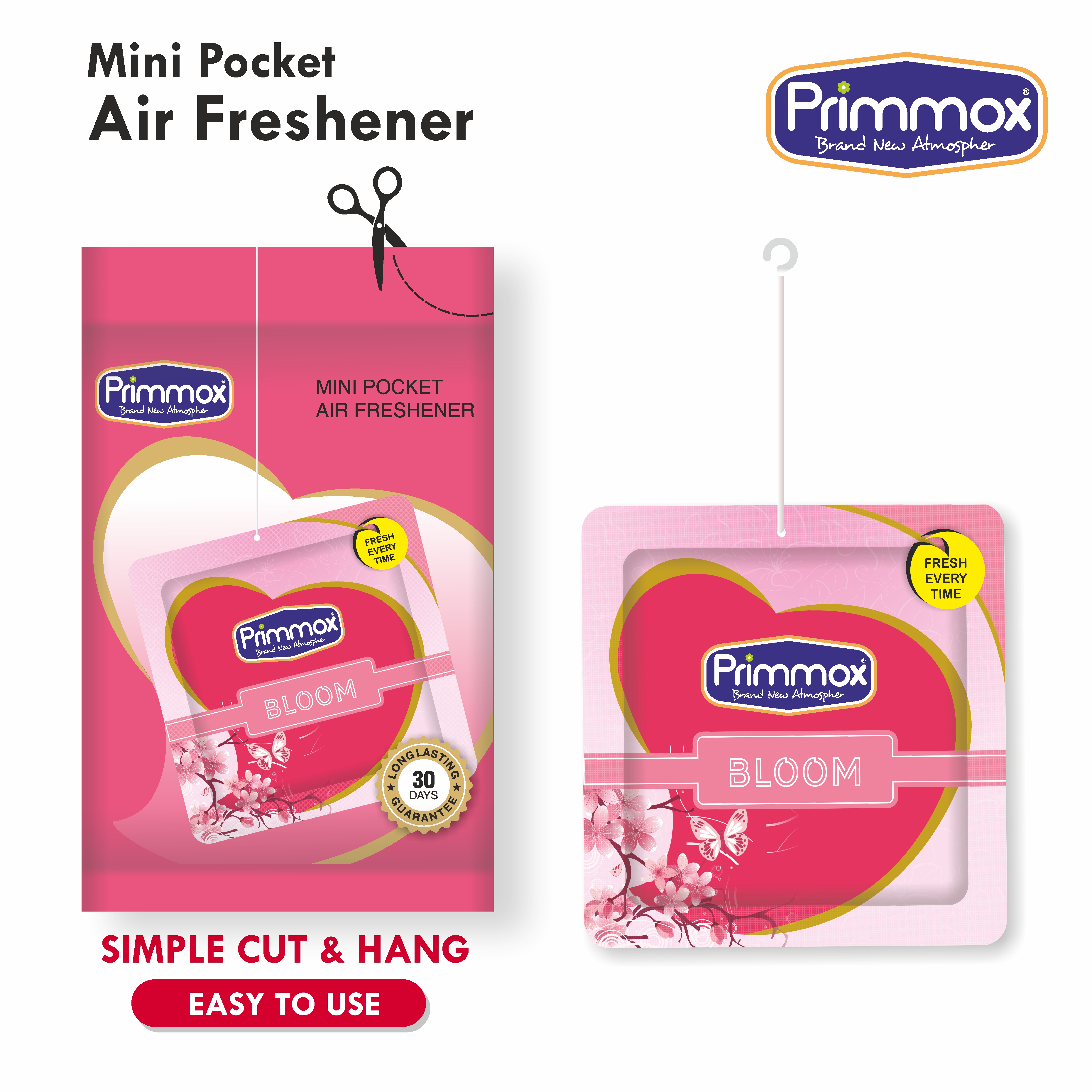 Pocket Air Fresheners - PRIMMOX - (Only Pack)