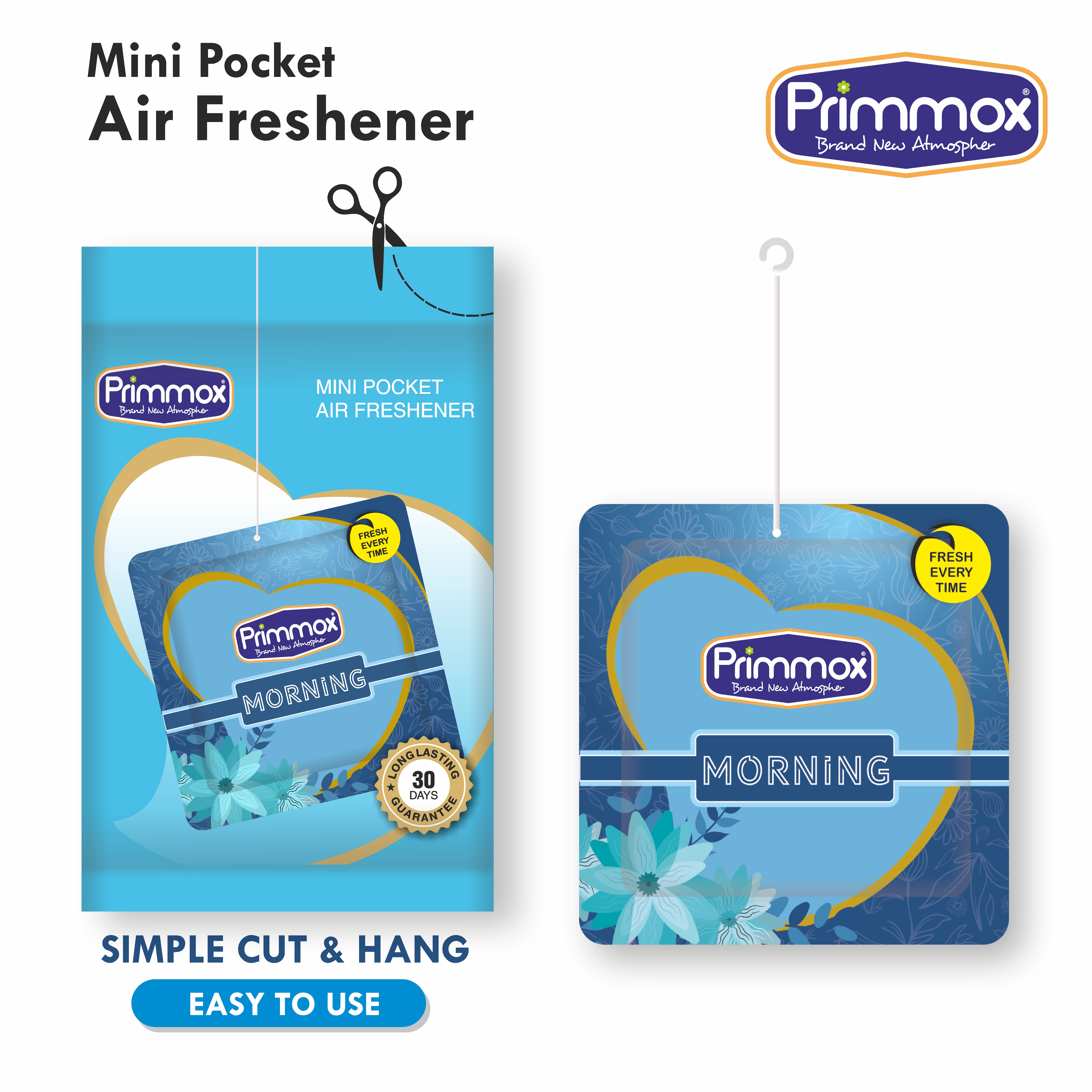 Pocket Air Fresheners - PRIMMOX - (Only Pack)