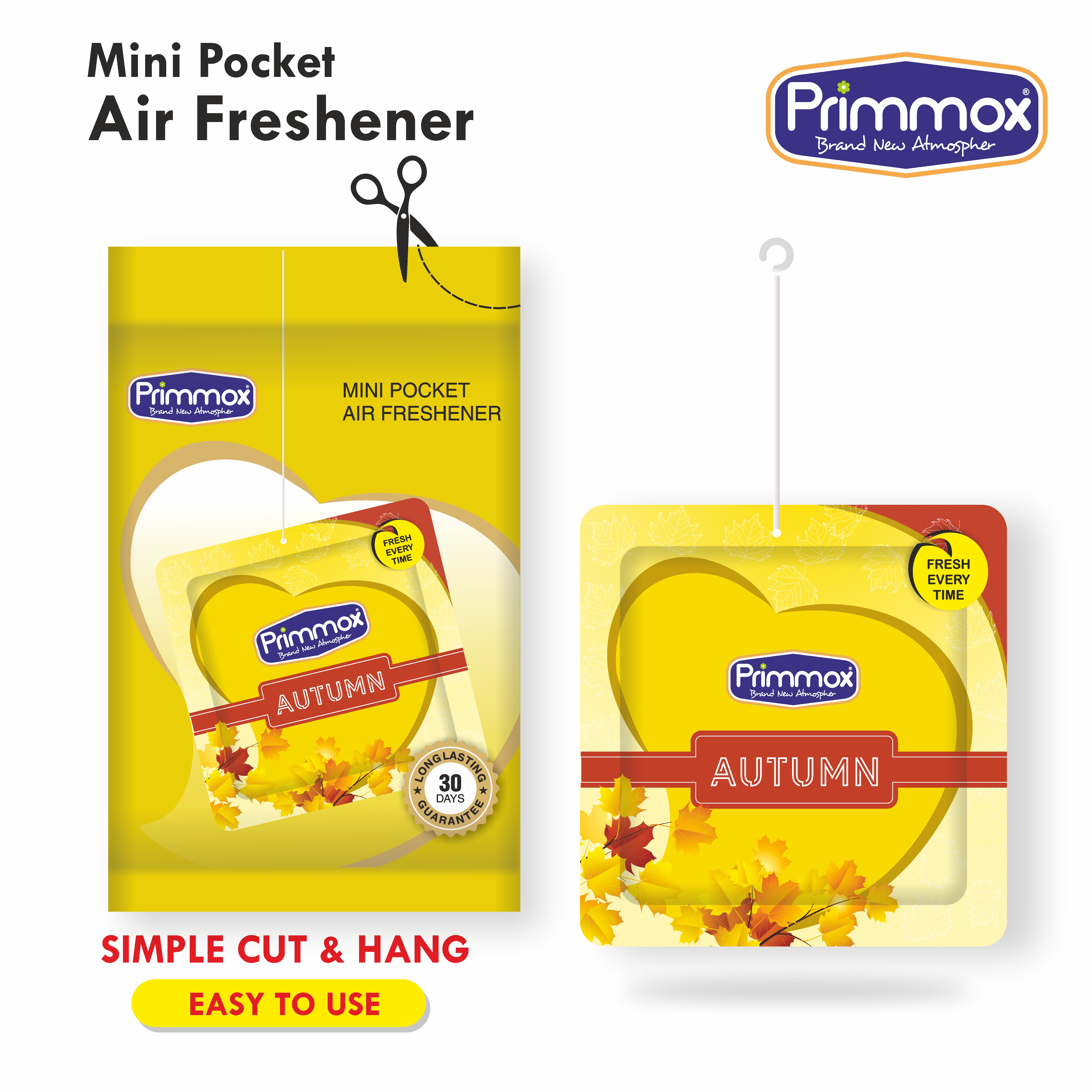 Pocket Air Fresheners - PRIMMOX - (Only Pack)