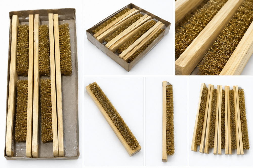 Kuchi Cleaning Brush - Bristle Color: Brown
