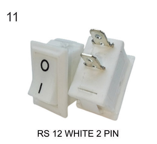 RS 12 WHITE 2 PIN