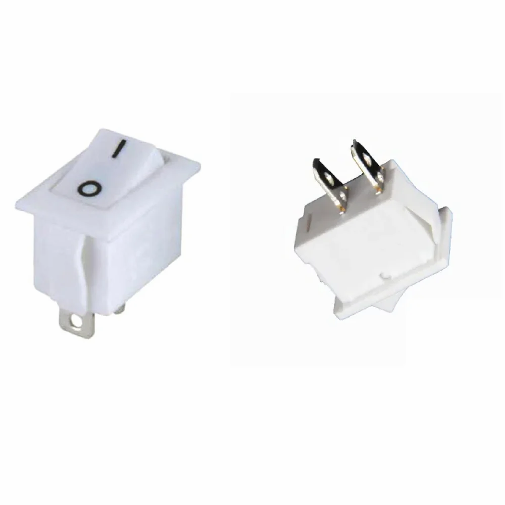 Rocker Switch White 2 Pin On Off