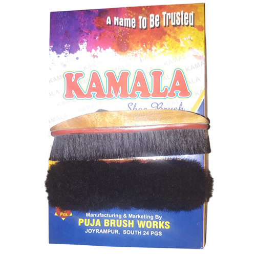 Kamala Shoes Brush - Bristle Color: Black