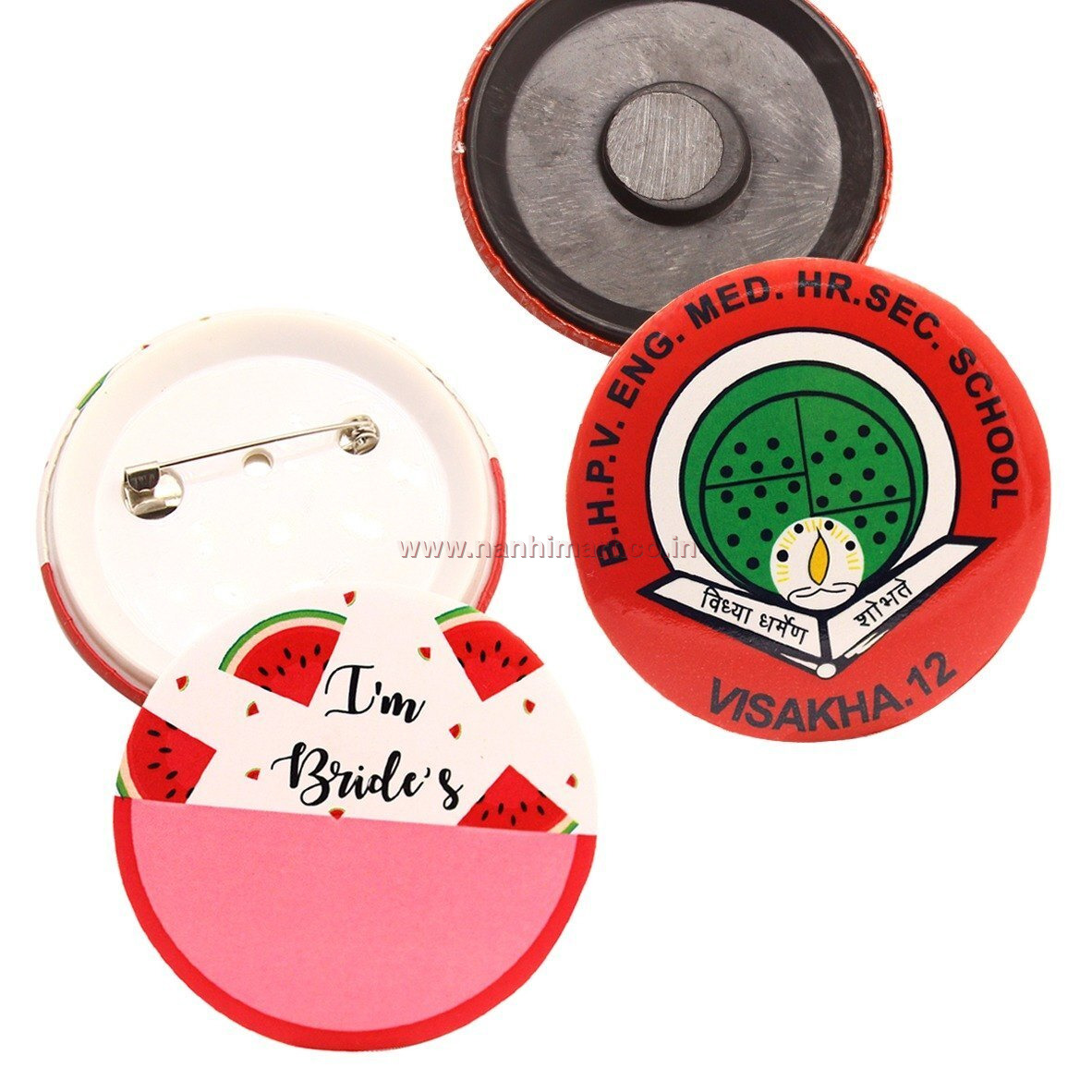 Multicolor Printed Plastic Badge