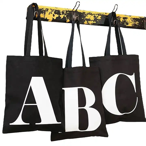 Unisex Small Cotton Calico Shopping Bag