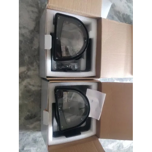 Forklift Safety Light Arc - High-Quality Plastic, Standard Size, Matte Black | Polished Finish, Bright Warning Light for Increased Workplace Safety