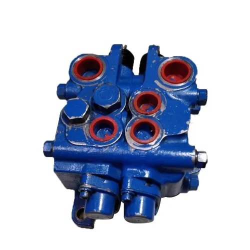 Mild Steel Hydraulic Valve - Color: Blue