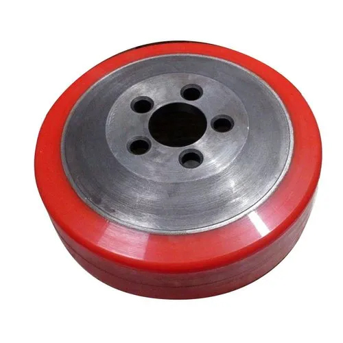 Godrej Forklift Drive Wheel - Color: Red & Silver