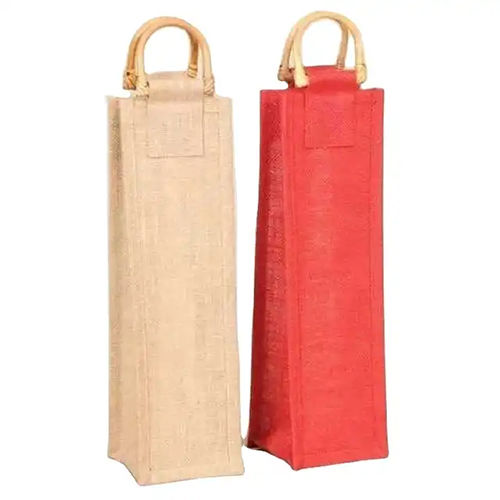 Stylish Wi-Ne Bottle Tote Gift Bag - Color: Multicolor