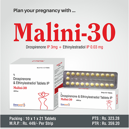 Malini 30 - Dosage Form: Tablet