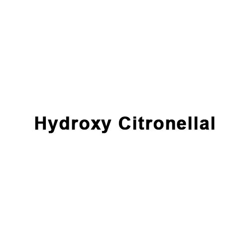 Hydroxy Citronellal - Application: Industrial