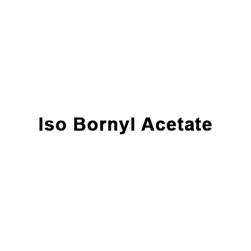 Iso Bornyl Acetate - Application: Industrial