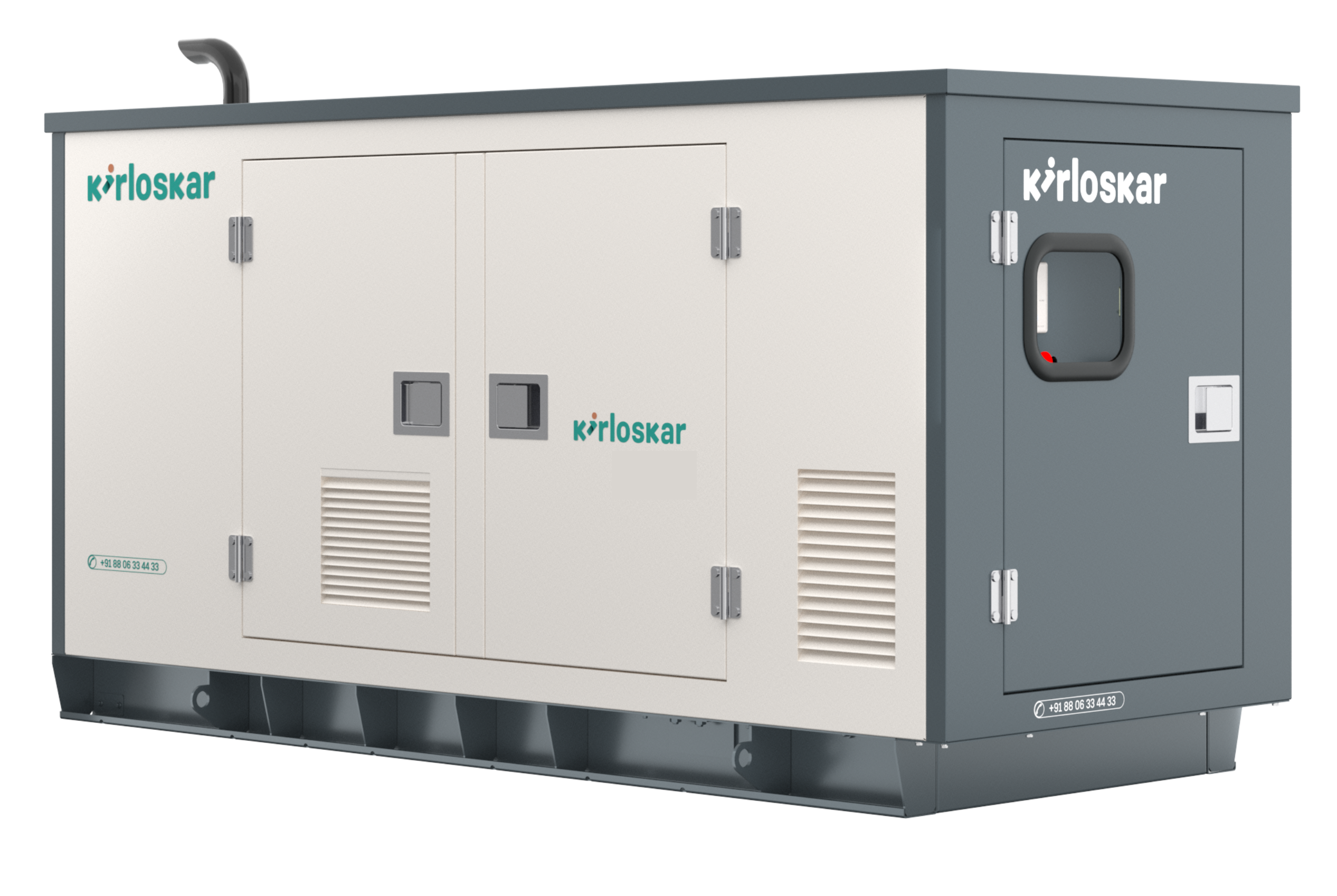 Kirloskar  7.5KVA  CPCB IV+  Three Phase DG Set