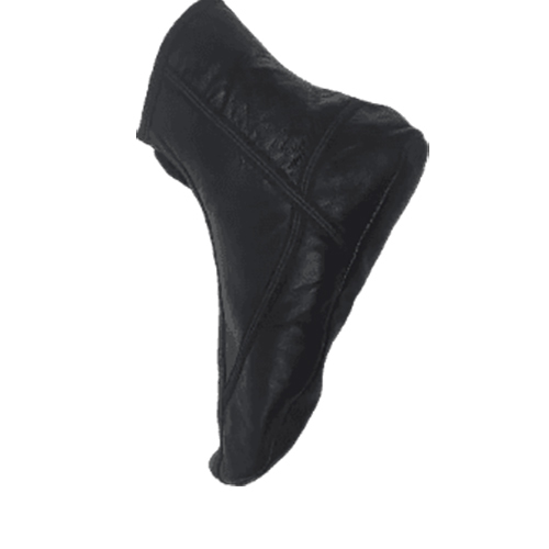 Black Leather Socks - Elasticity: High