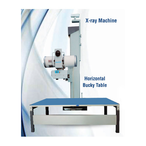 Inx-300 Ma X-ray Machine With Horizontal Bucky Table - Material: Metal
