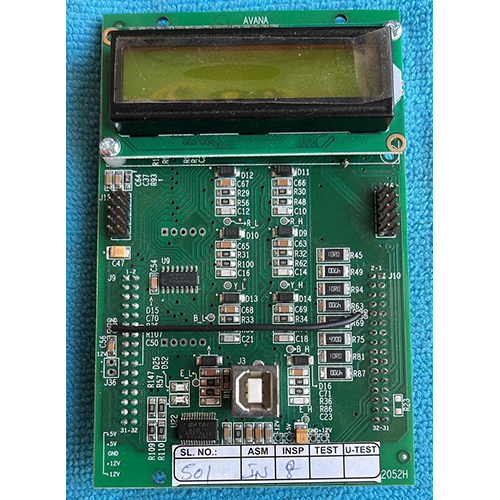 DISPLAY BOARD - FR4, 2 mm Thickness | LCD Display, RoHS/Non-RoHS Finish, Ideal for Industrial Control & Data Acquisition Systems