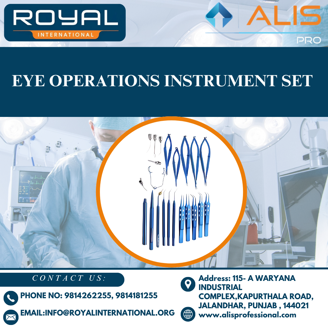 Eye Operations Instrument Set