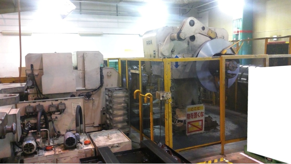 1520 Aida 'H' Frame Double Crank Blanking Press Line