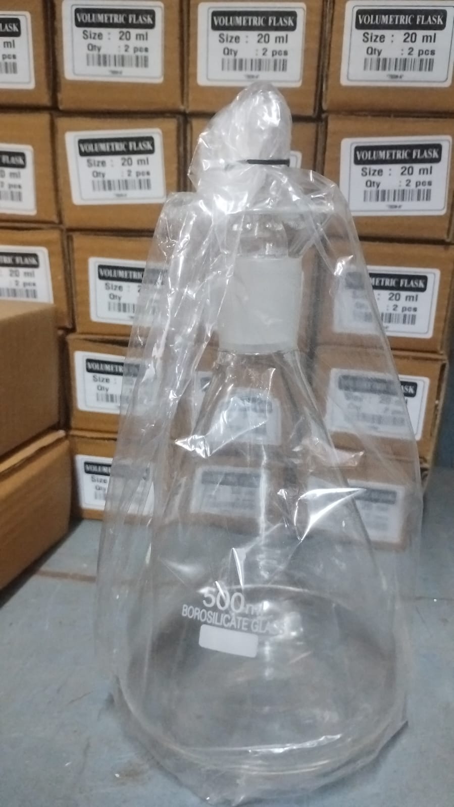 Iodine Flask - Color: Clear