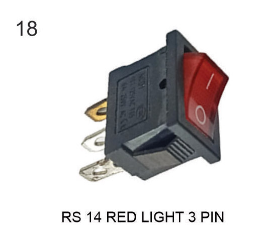 RS 14 RED LIGHT 3 PIN