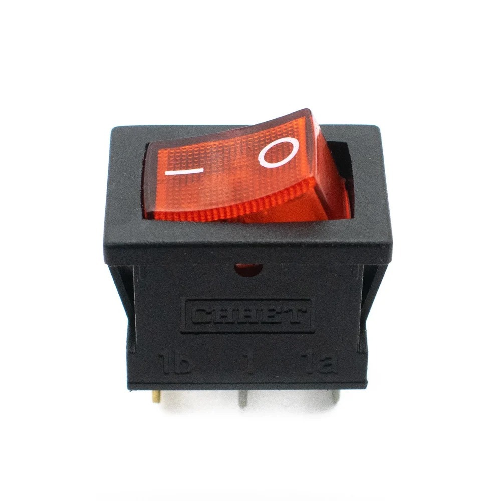 Rocker Switch KCD 1 Red Light On Off 3 pin
