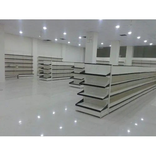 Modular Departmental Shelving - Color: White