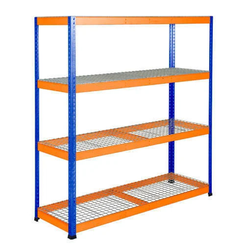 Push Back Rack - Color: Orange Blue