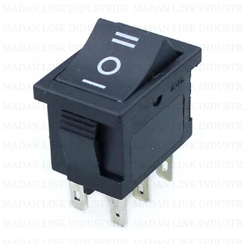 RS 14 BLACK 6 PIN ON-OFF-ON