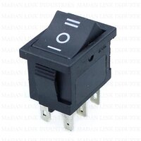 RS 14 BLACK 6 PIN ON-OFF-ON