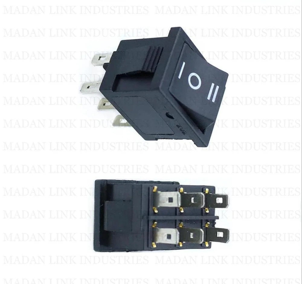 RS 14 BLACK 6 PIN ON-OFF-ON