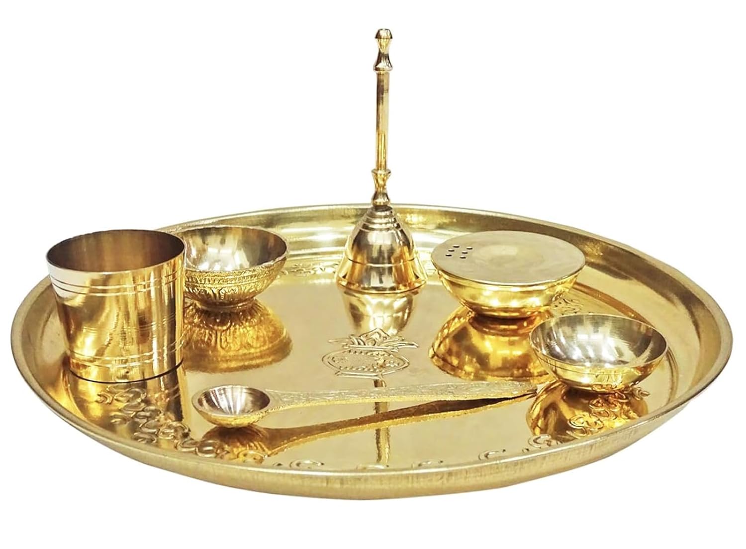 Metal Brass Pooja Thaali