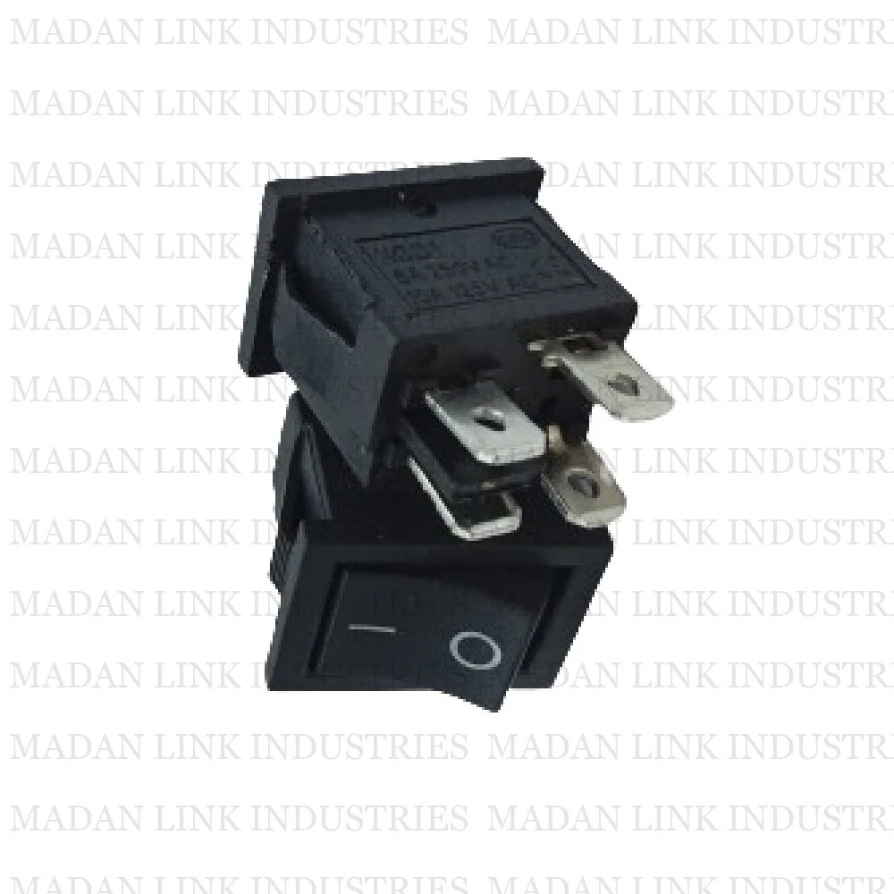 Rocker Switch Black 4 Pin
