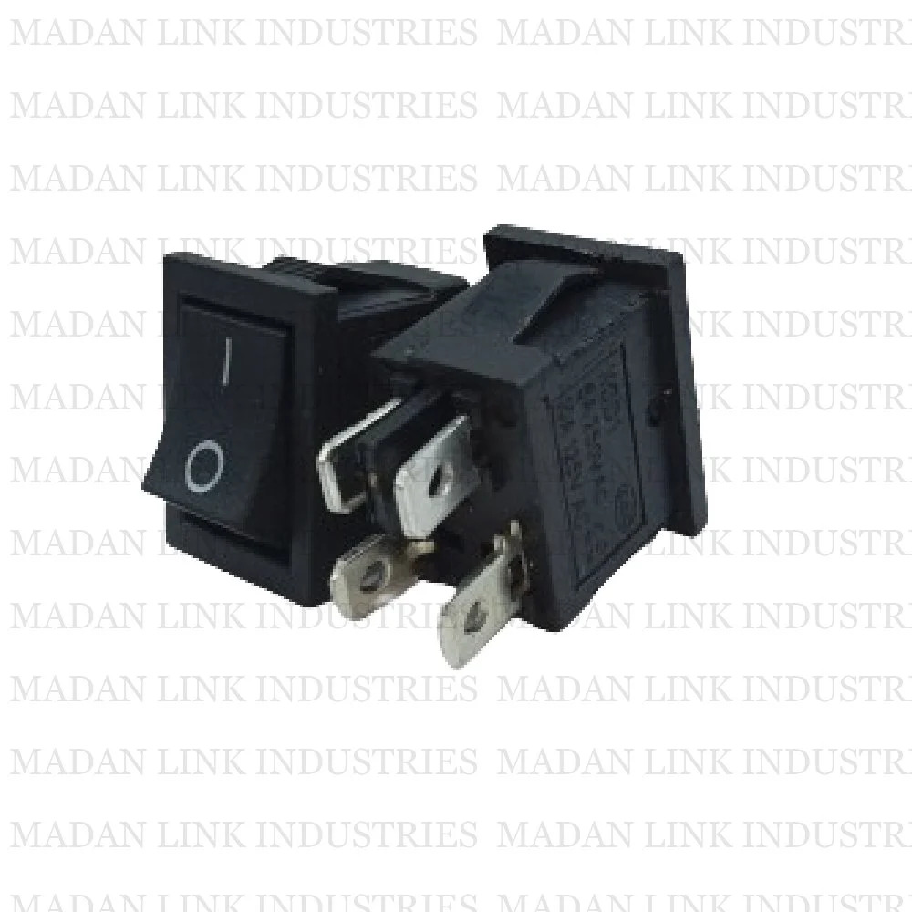 Rocker Switch Black 4 Pin