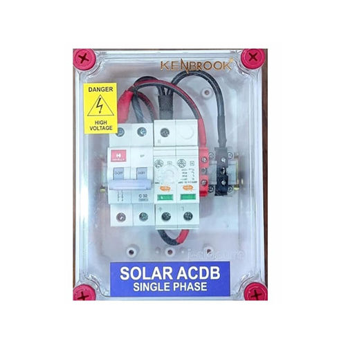 6Kw Single Phase Solar Alternating Current Distribution Box - Color: White