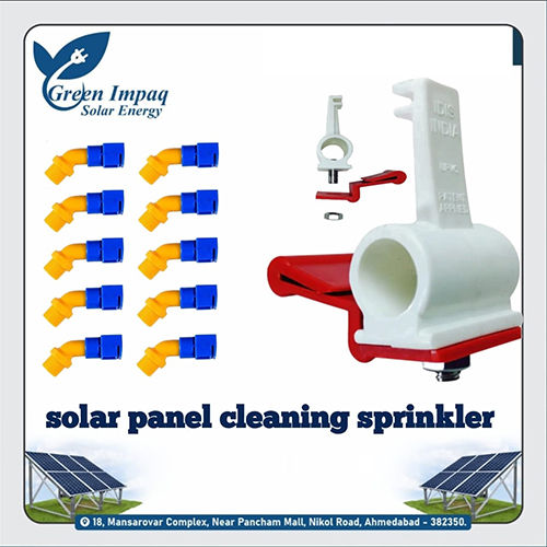 Solar Panel Cleaning Sprinkler - Color: White