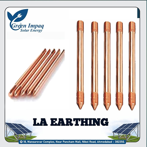 Solar Panel Electric La Earthing Electrode - Application: Industrial