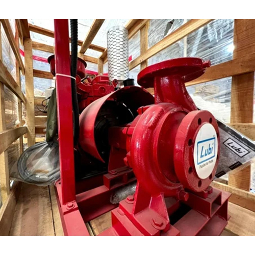 Fire Fighting Booster Pump - Stainless Steel, 60 Hertz Frequency, Striking Red Design | Efficient Water Delivery for Emergency Firefighting