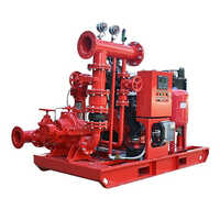 Fire Fighting Engine Driven Pump - Color: Red