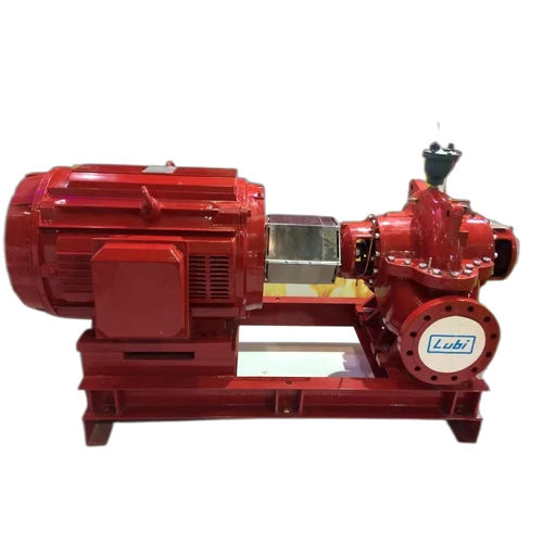 Horizontal Fire Fighting Pump - Color: Red